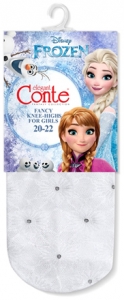 НАРЯДНЫЕ ФАНТАЗИЙНЫЕ ГОЛЬФЫ ДЛЯ ДЕВОЧЕК CONTE DISNEY FROZEN 18С-173СПМ