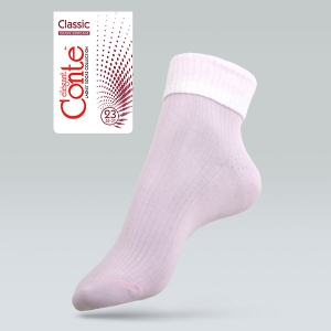 Носки хлопковые CONTE CLASSIC С ДВОЙНЫМ ОТВОРОТОМ