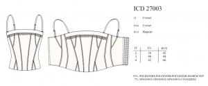 INNAMORE BELLEZZA ICD27003 ― ЦЕНТР КОЛГОТОК И БЕЛЬЯ. КОЛГОТКИ ОПТОМ. БЕЛЬЕ ОПТОМ.
