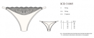INNAMORE BELLEZZA ICD31085 ― ЦЕНТР КОЛГОТОК И БЕЛЬЯ. КОЛГОТКИ ОПТОМ. БЕЛЬЕ ОПТОМ.