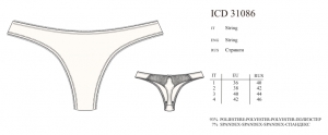 INNAMORE BELLEZZA ICD31086 ― ЦЕНТР КОЛГОТОК И БЕЛЬЯ. КОЛГОТКИ ОПТОМ. БЕЛЬЕ ОПТОМ.