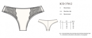 INNAMORE BELLEZZA ICD37012 ― ЦЕНТР КОЛГОТОК И БЕЛЬЯ. КОЛГОТКИ ОПТОМ. БЕЛЬЕ ОПТОМ.