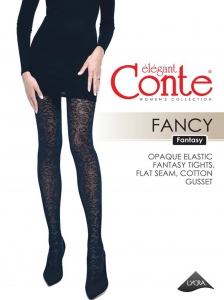 Колготки с цветочным узором CONTE Fancy