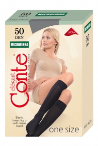 Гольфы CONTE Microfibra 50 ― ЦЕНТР КОЛГОТОК И БЕЛЬЯ. КОЛГОТКИ ОПТОМ. БЕЛЬЕ ОПТОМ.