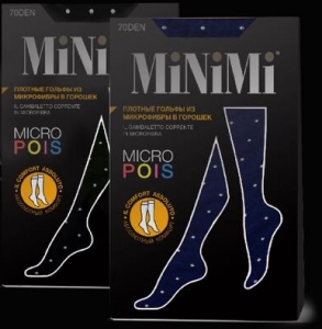 Гольфы MINIMI Micro Pois 70