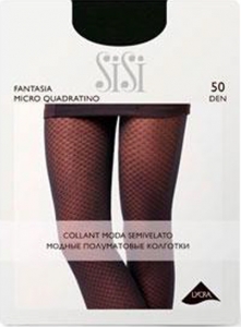 Колготки SISI Fantasia Micro Quadratino 50